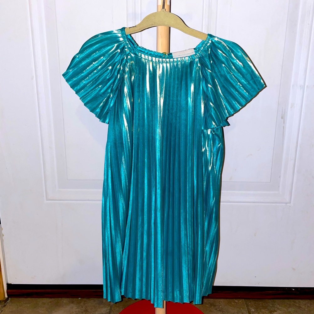 OshKosh Iridescent Teal Dress 2T